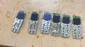 מכשירי הטלפון שנבלעו, צילום: דוברות משטרת ישראל